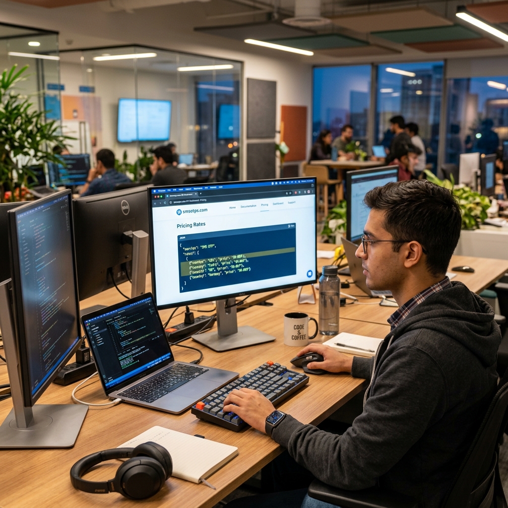 Developer API Pricing Integration on smsotps.com